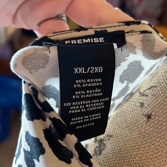 NWT Premise Leopard Rayon Blend Dress Size XXL - Picture 3 of 5